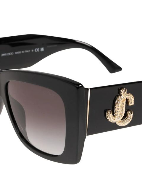 Jimmy Choo square logo sunglasses - Black - zdjęcie produktu nr 2