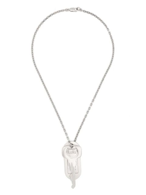 MM6 Maison Margiela Key-charm necklace - Silver - zdjęcie produktu nr 1