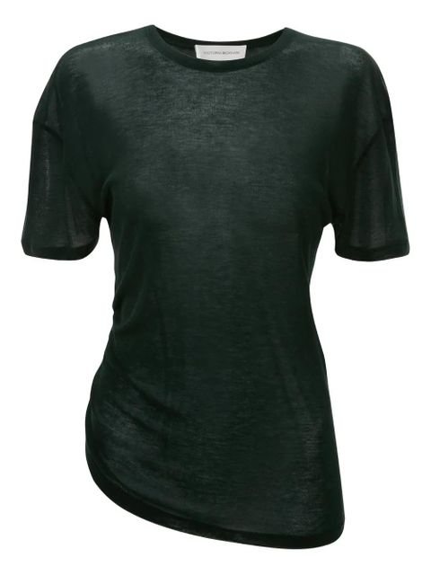 Victoria Beckham asymmetric T-shirt - Green - zdjęcie produktu nr 1