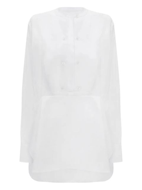 Victoria Beckham bib-detail shirt - White - zdjęcie produktu nr 1