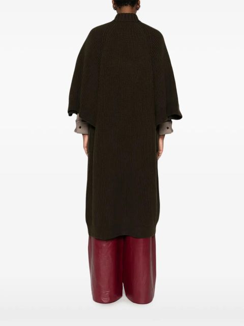 Max Mara cropped-sleeve cardi coat - Green