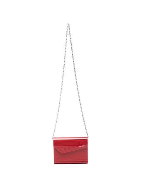 Jimmy Choo Candy logo-detail clutch bag - Red - zdjęcie produktu nr 1