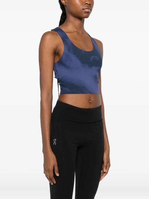 On Running scoop-neck tank top - Blue - zdjęcie produktu nr 2