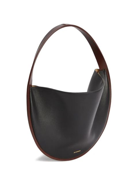 Jil Sander Pivot leather shoulder bag - Black - zdjęcie produktu nr 2