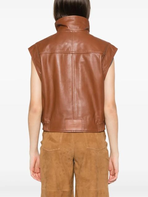 PINKO Gambia gilet - Brown