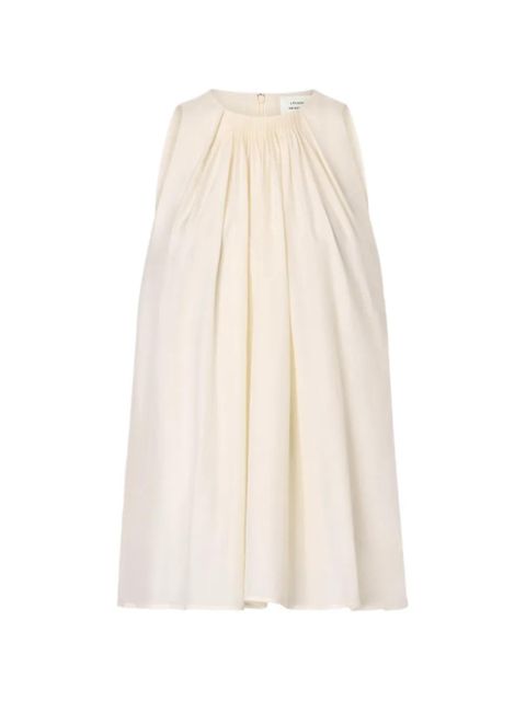 LouLou de Saison Liao flaring gathered blouse - Neutrals - zdjęcie produktu nr 1