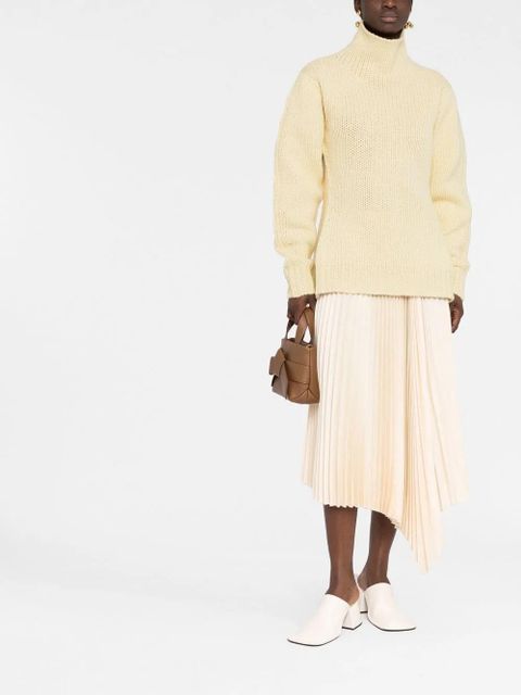 Jil Sander open back high-neck jumper - Yellow - zdjęcie produktu nr 2