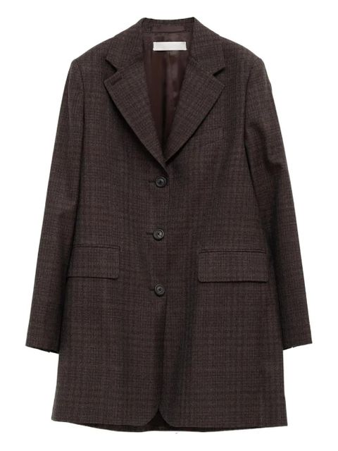 OUR LEGACY Queens check-pattern blazer - Brown - zdjęcie produktu nr 1