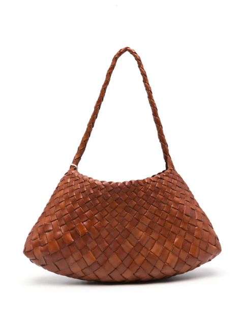 DRAGON DIFFUSION mini Rosanna leather tote bag - Brown - zdjęcie produktu nr 1