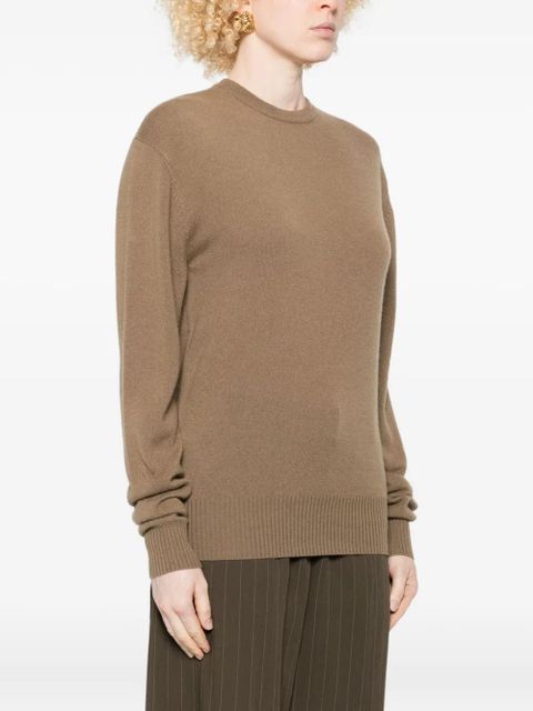 TOTEME round-neck sweater - Brown