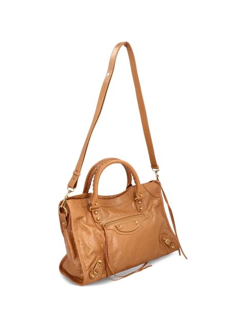 Balenciaga leather tote bag - Brown