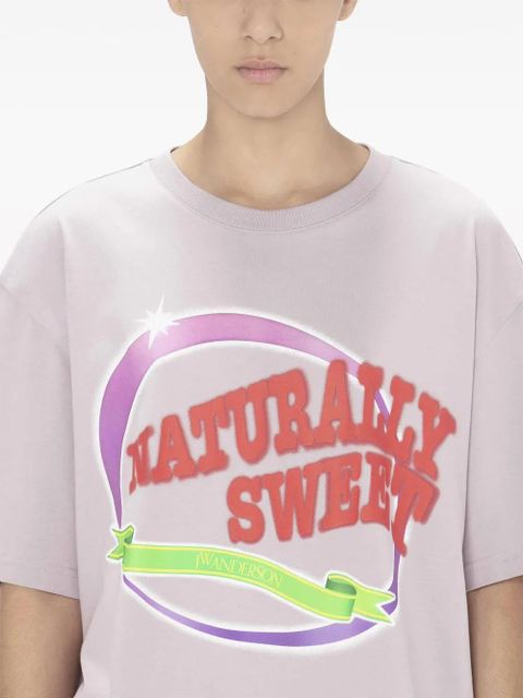 JW Anderson Naturally Sweet cotton T-shirt - Pink