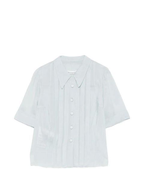 Maison Margiela button front blouse - Blue - zdjęcie produktu nr 1