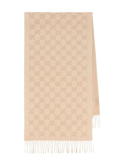 Gucci GG-monogram scarf - Neutrals - zdjęcie produktu nr 1