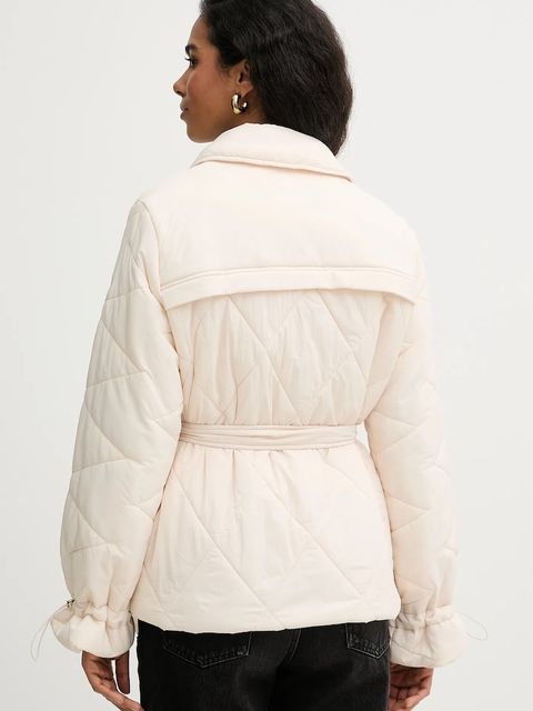 Liu Jo kurtka kolor beżowy przejściowa TA6225 T324A