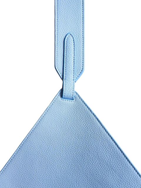 KHAITE Lotus pebbled Leather tote bag - Blue