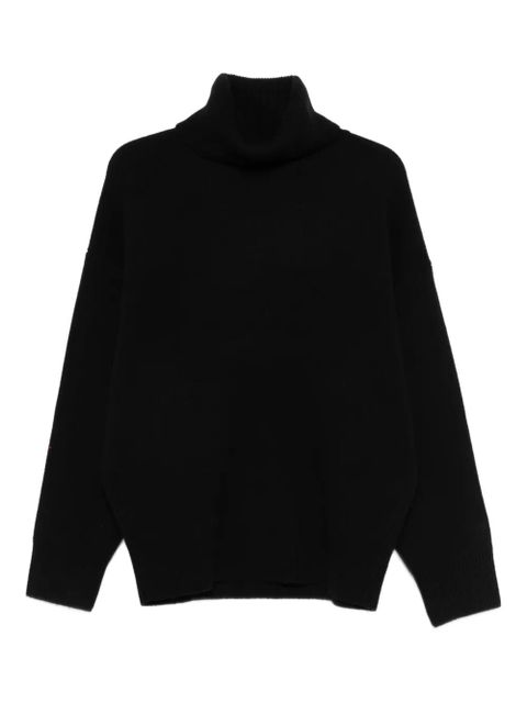 TOTEME double-knit turtleneck sweater - Black - zdjęcie produktu nr 1
