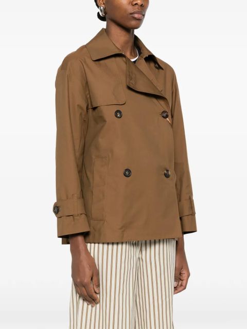 Max Mara Mtczeno double-breasted pocket jacket - Brown