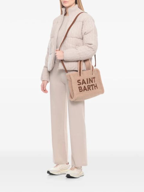 MC2 Saint Barth Colette Teddy logo tote bag - Neutrals