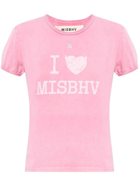 MISBHV logo print t-shirt - Pink - zdjęcie produktu nr 1