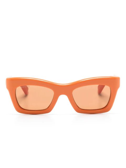 Gucci Eyewear GG1773S butterfly-frame sunglasses - Orange - zdjęcie produktu nr 1