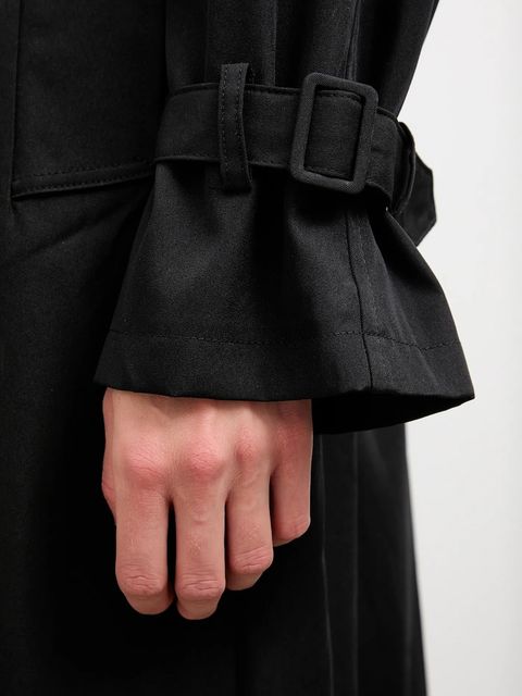 Answear.LAB trencz bawełniany kolor czarny