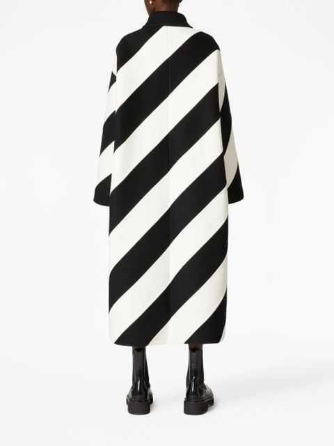 Valentino Garavani Compact Drap Strhype coat - Black