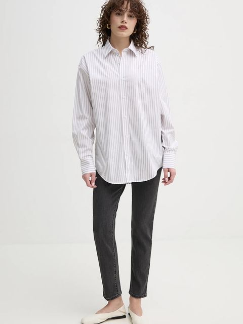 Filippa K koszula bawełniana damska kolor biały relaxed z kołnierzykiem klasycznym 31080 - zdjęcie produktu nr 2