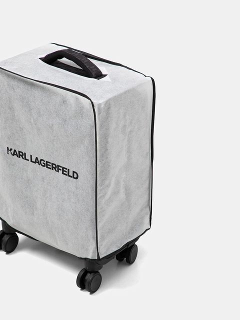 Karl Lagerfeld walizka IKON MONOGRAM kolor brązowy B1W30253