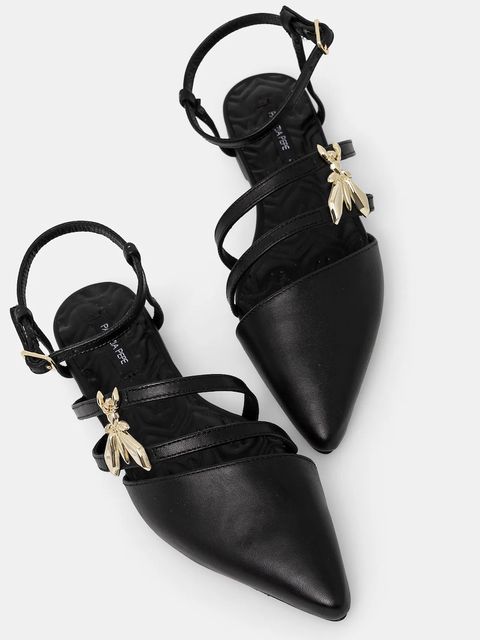 Patrizia Pepe baleriny skórzane