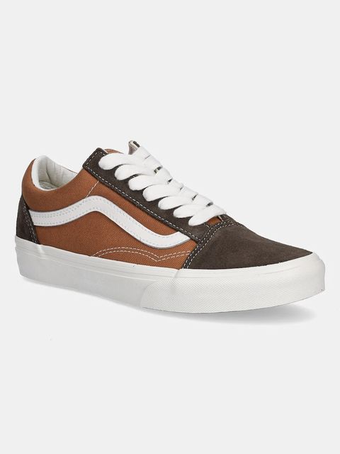 Vans tenisówki Old Skool kolor brązowy VN000D9YBW21 - zdjęcie produktu nr 1