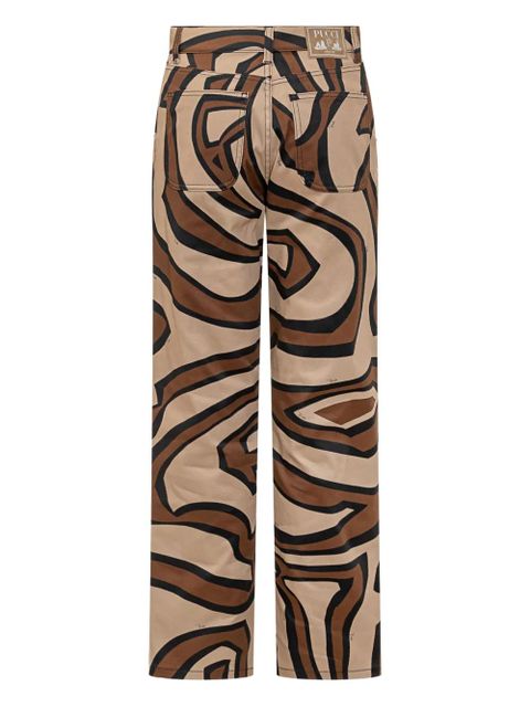 PUCCI bottuned print trousers - Neutrals