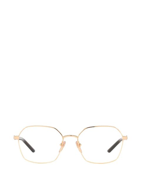 Prada Eyewear geometric-frame glasses - Gold - zdjęcie produktu nr 1