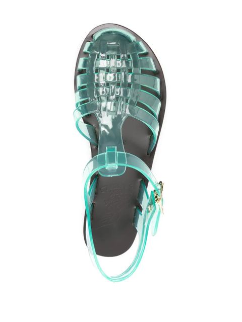 Ancient Greek Sandals Homeria Jelly flat sandals - Green