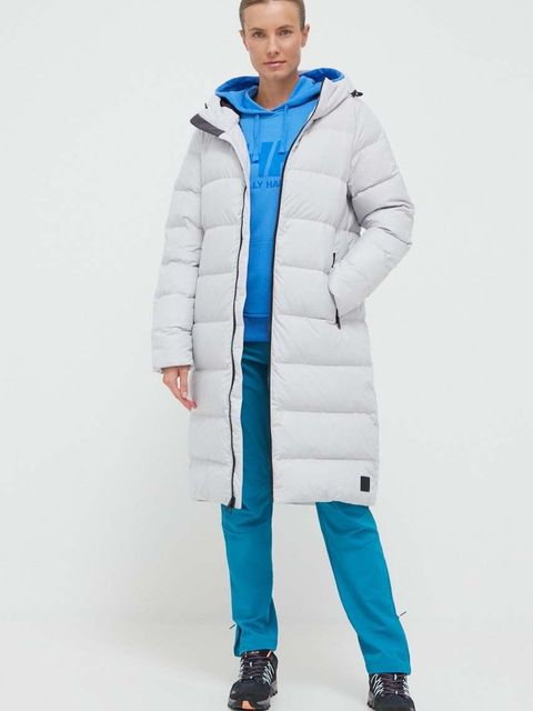 Jack Wolfskin kurtka puchowa Frozen Palace damska kolor szary zimowa 1204133
