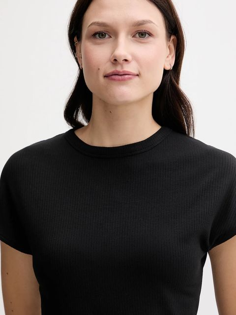 Tommy Hilfiger t-shirt damski kolor czarny WW0WW45731