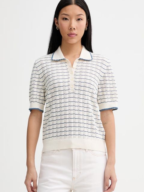 Marc O'Polo polo damskie bawełniane - zdjęcie produktu nr 1