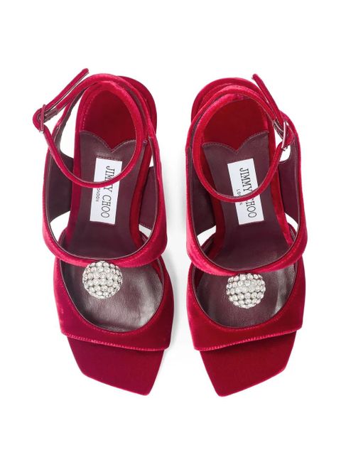 Jimmy Choo 95 Orb sandals - Red