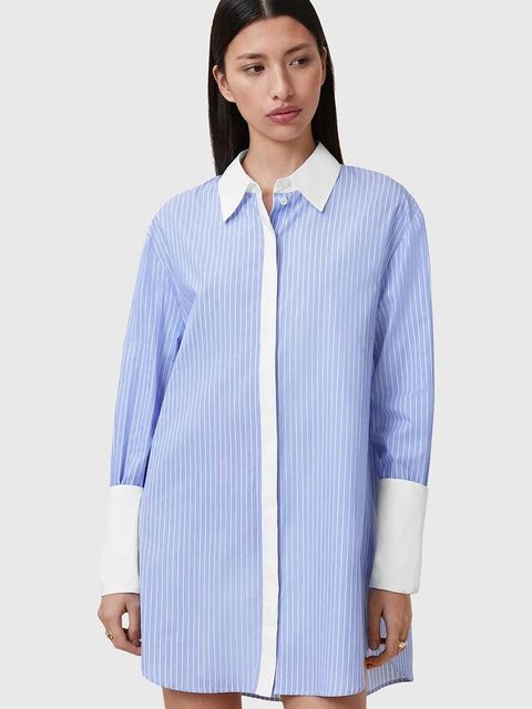 AllSaints sukienka bawełniana ALBER - zdjęcie produktu nr 1