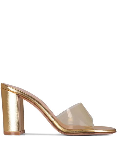 Gianvito Rossi 85mm leather sandals - White - zdjęcie produktu nr 1