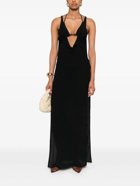 Magda Butrym V-neck maxi dress - Black - zdjęcie produktu nr 2