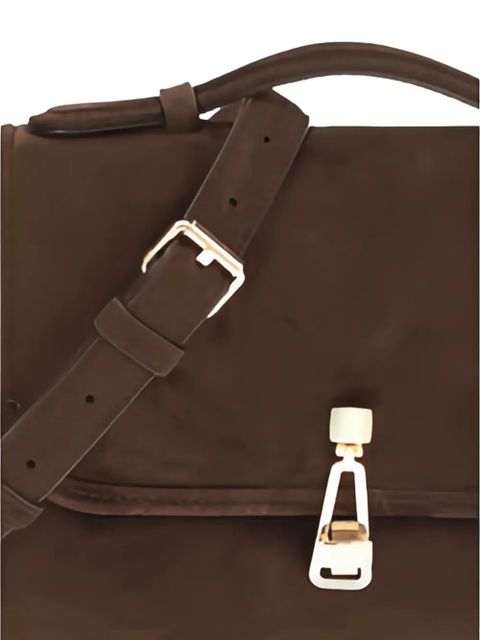 Gabriela Hearst small Leonora top-handle clasp bag - Brown