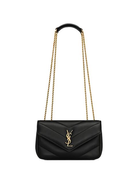 Saint Laurent mini Loulou shoulder bag - Black - zdjęcie produktu nr 2