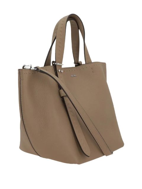 Max Mara extra-small Archetipo leather tote bag - Brown - zdjęcie produktu nr 2