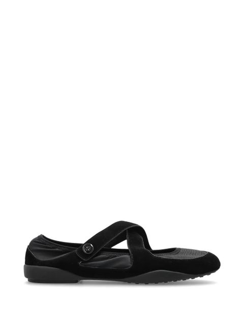 Tory Burch Romy criss-cross strap ballet flats - Black - zdjęcie produktu nr 1