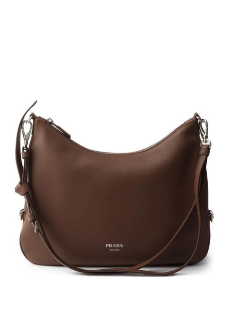 Prada leather shoulder bag - Brown - zdjęcie produktu nr 1