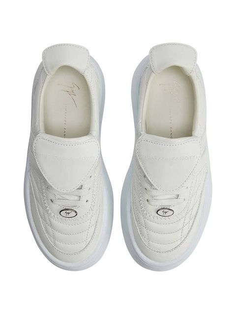 Giuseppe Zanotti sneakersy skórzane Alma kolor biały RW40021.002