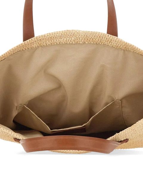 DRAGON DIFFUSION x Sovani Sacha leather-trim tote bag - Neutrals