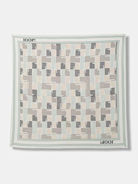 Joop! chusta damska kolor beżowy wzorzysta 30100554 - zdjęcie produktu nr 1