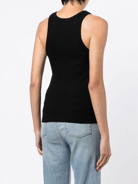 AGOLDE Bailey round neck tank top - Black